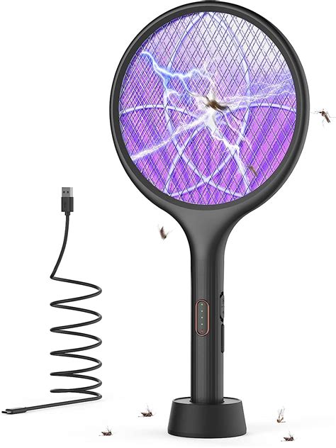 electric fly zapper racket|More.